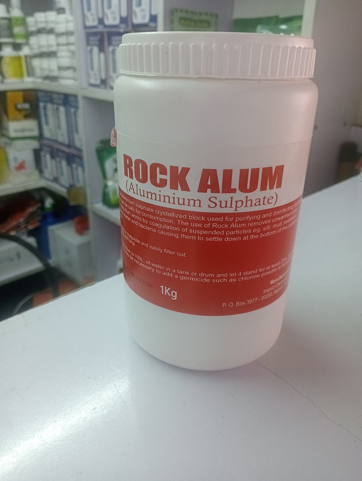 Rock Alum(Aluminium Sulphate)