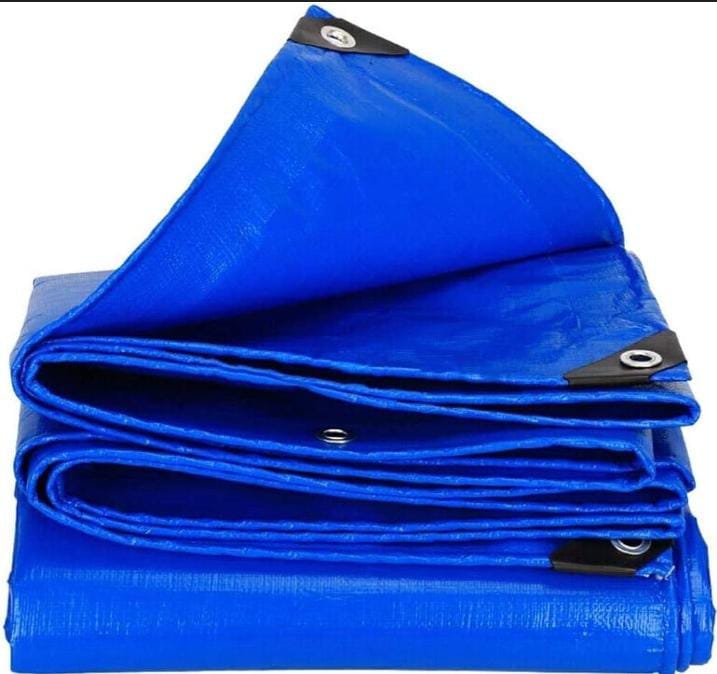 Heavy-Duty Waterproof Tarpaulin Canvas With Metal Eyelets