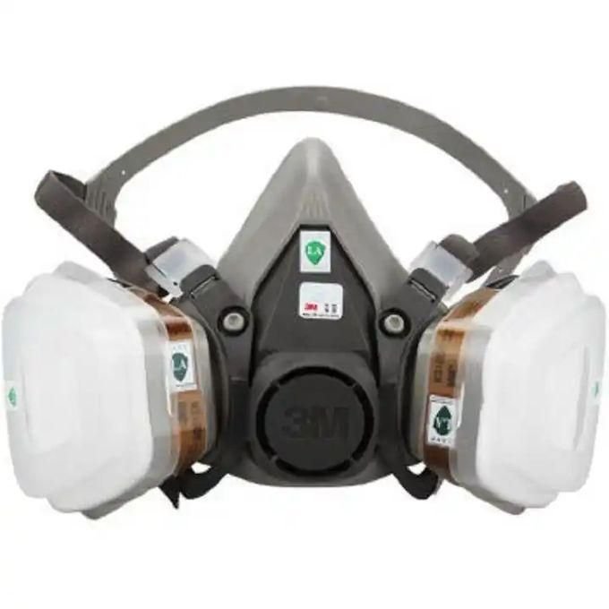 3M Professional Half Face Respirator Mask with Dual Cartridge Filters