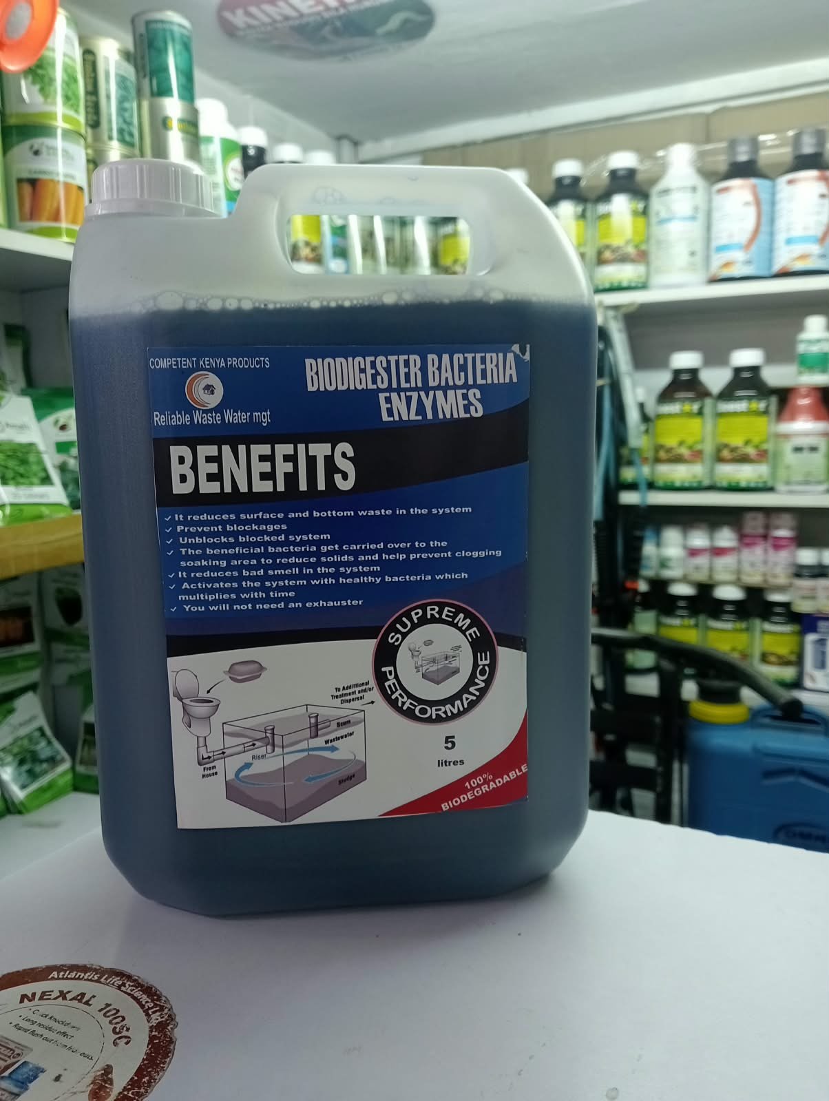 Biodigester Bacteria Enzymes 5 Liters
