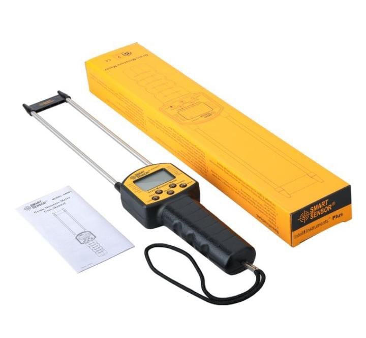Digital Grain Moisture Meter Smart Sensor Flour Fodder Rapeseed Use for 14 Varieties of Grain Corn Wheat Rice Soyabean Wheat