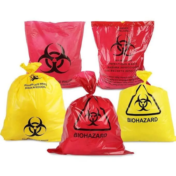 Coded Medical Bin Liners/Biohazard waste bags